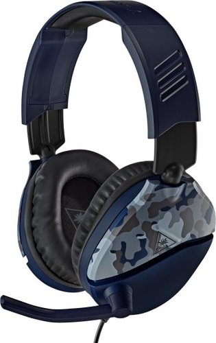 אוזניות גיימינג Turtle Beach Recon 70 - צבע כחול הסוואה (Blue Camo) 
