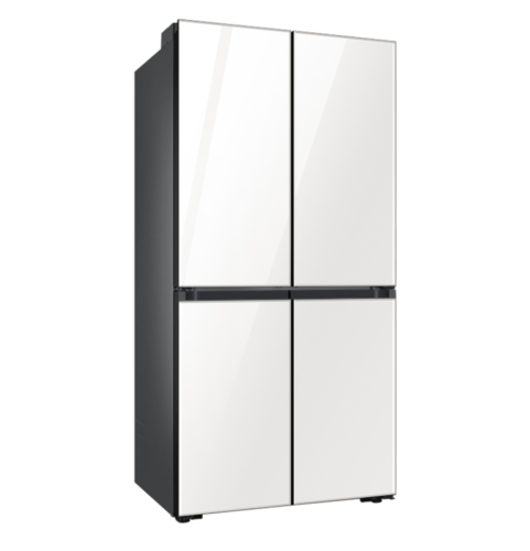 מקרר 4 דלתות 644 ליטר Samsung RF70A9115WH Bespoke זכוכית לבן סמסונג