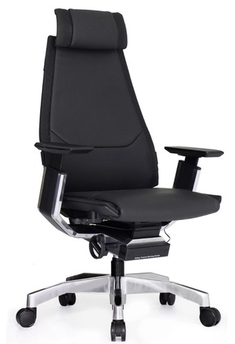 כיסא רשת ארגונומי ריפוד עור Comfort Genidia