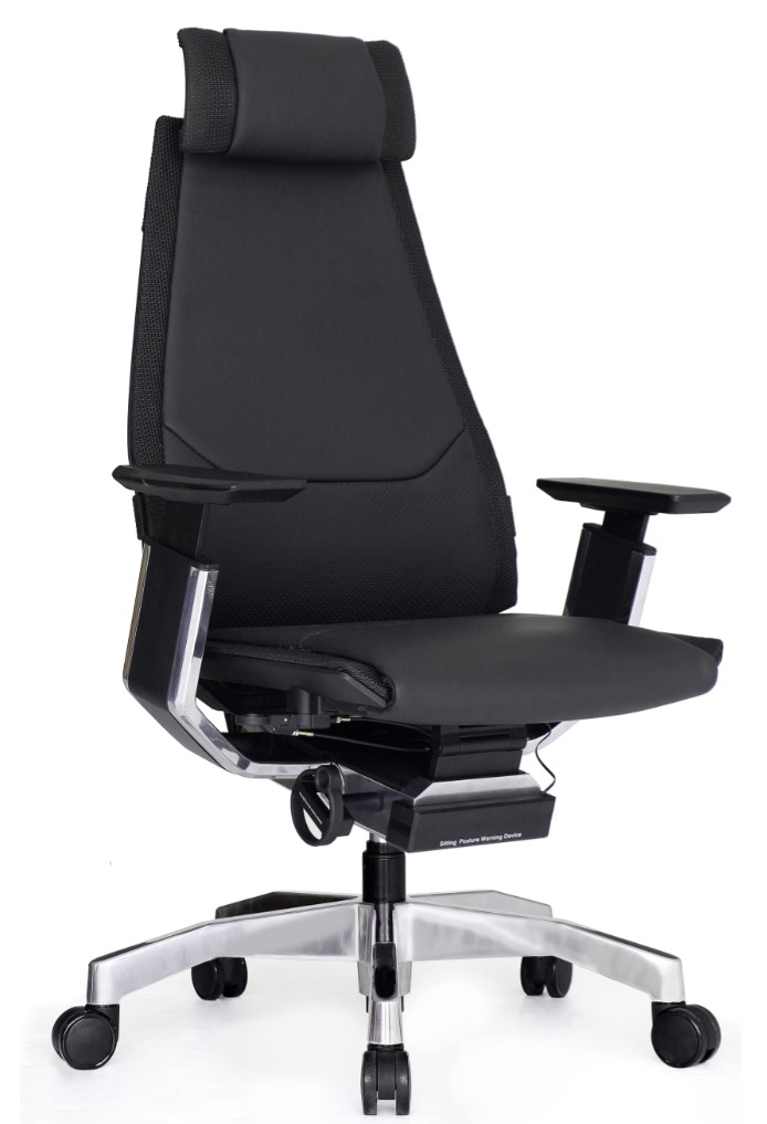 כיסא רשת ארגונומי ריפוד עור Comfort Genidia