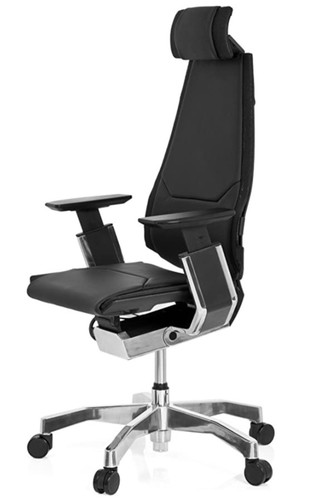 כיסא רשת ארגונומי ריפוד עור Comfort Genidia