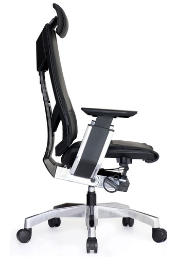כיסא רשת ארגונומי ריפוד עור Comfort Genidia