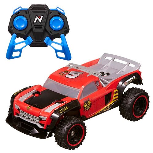 טנדר 4X4 עם שלט וטעינת USB לנסיעה גם בתנאי דרך קשים (חול, בוץ, שלוליות) פרו טרק Pro Truck - אדום