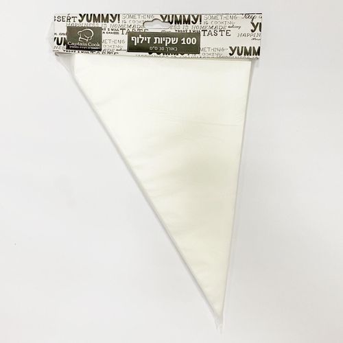 מאה שקיות זילוף חד פעמיות קוטר 36 ס''מ