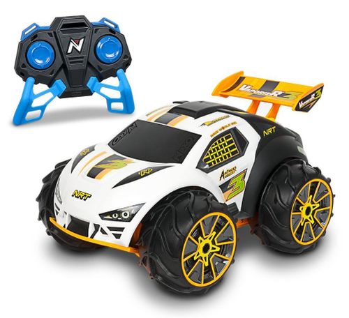 מכונית שטח אמפיבית עם שלט וטעינת USB מתאימה לכל שטח (חול, בוץ, שלג ואפילו מים) VAPORIZR™ 3 - כתום