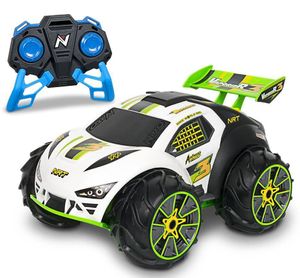 מכונית שטח אמפיבית עם שלט וטעינת USB מתאימה לכל שטח (חול, בוץ, שלג ואפילו מים) VAPORIZR™ 3 - ירוק