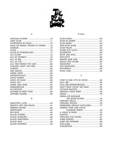 ספר תווים The Real Book – Volume I – Sixth Edition