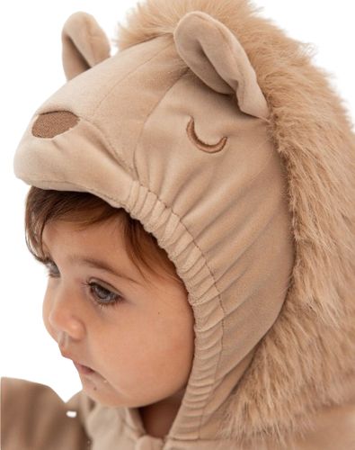 תחפושת אוברול/וואנזי אריה לפורים ומשחקי דמיון (גילאי 24-36 חודשים)