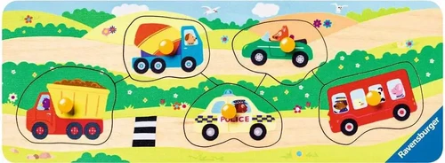 פאזל רכבים ראשונים לגילאי 1.5