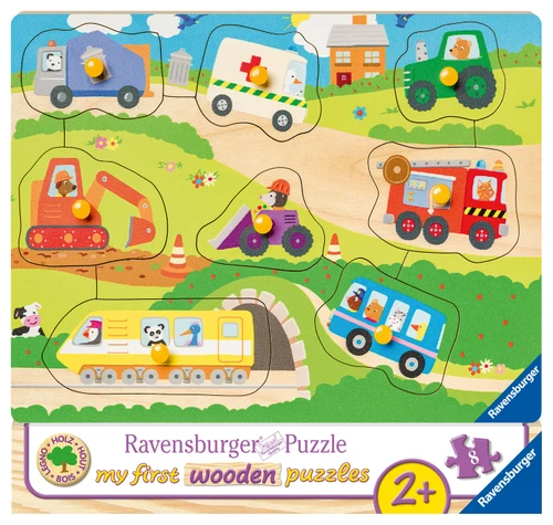 פאזל רכבים אהובים לגילאי 2+