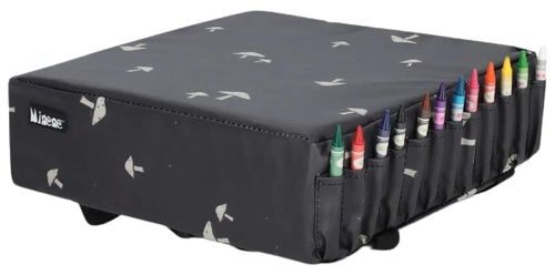 בוסטר/מושב הגבהה לאוכל וליצירה כולל סט צבעים וחוברת צביעה - צ'רקול פטריות