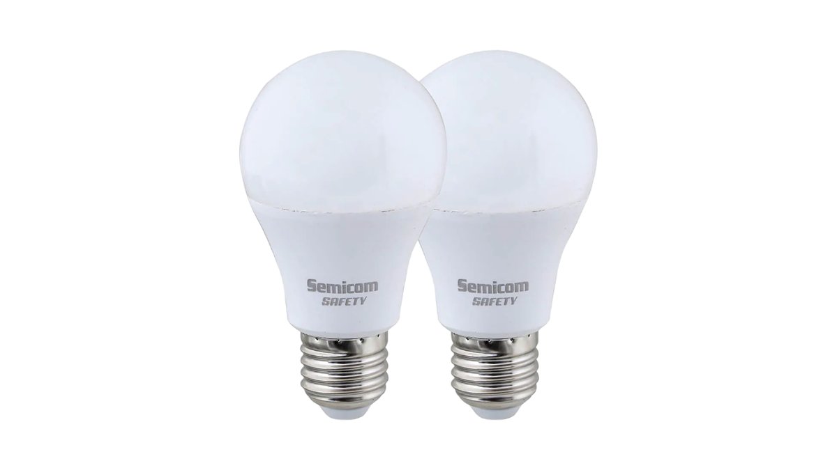 זוג נורות לד 15W צבע לבן DL E27
