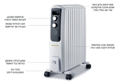  רדיאטור מוגן ובטיחותי DINO 10 PLUS
