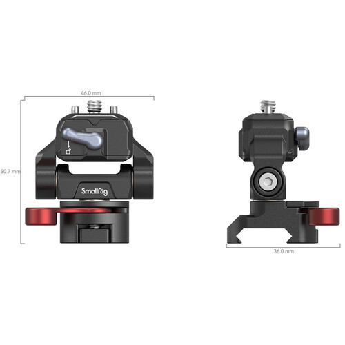  SmallRig 3601 Quick Release Monitor Mount with NATO Clamp