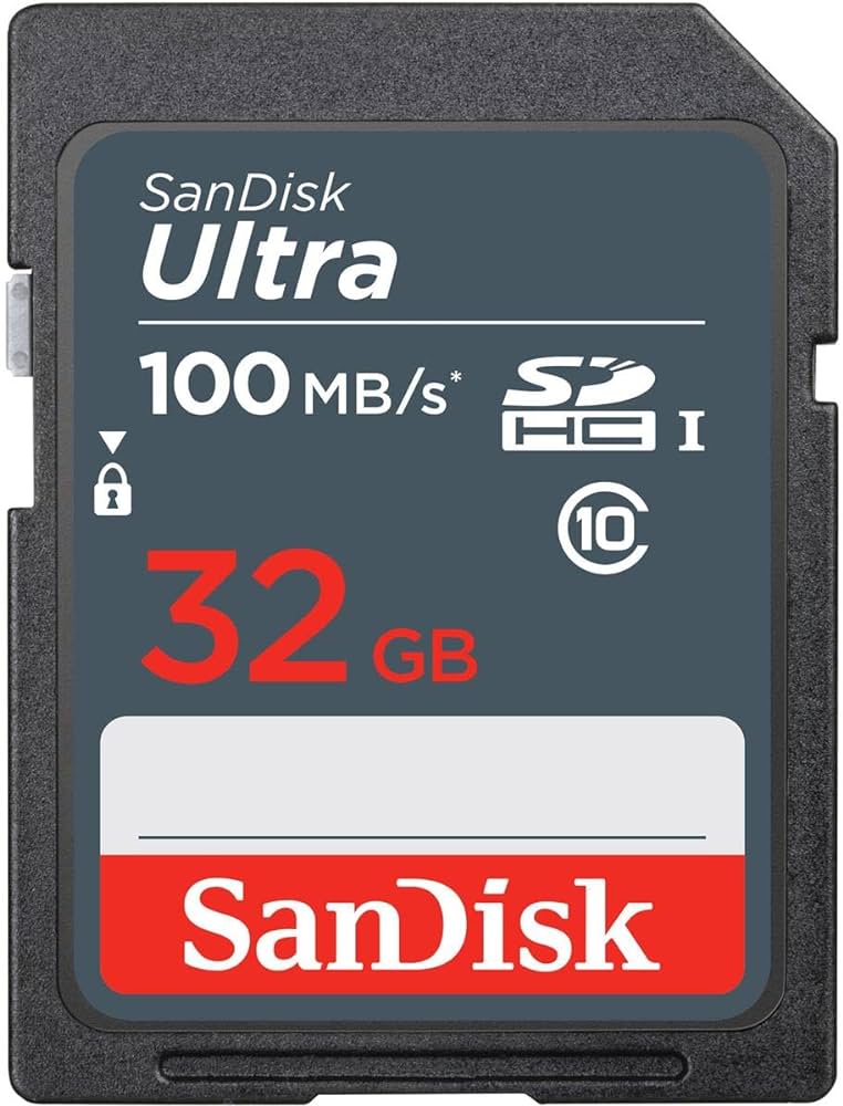 ‎  SanDisk Ultra MicroSDHC - דגם SDSQUNR-032G-GN3IN - נפח 32GB