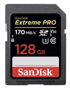 כרטיס זכרון Extreme SD 170/90MBS 128GB