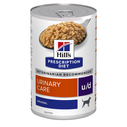 הילס שימורי u/d | Hill's Prescription Diet יורינרי קייר לכלב, 370 גר'