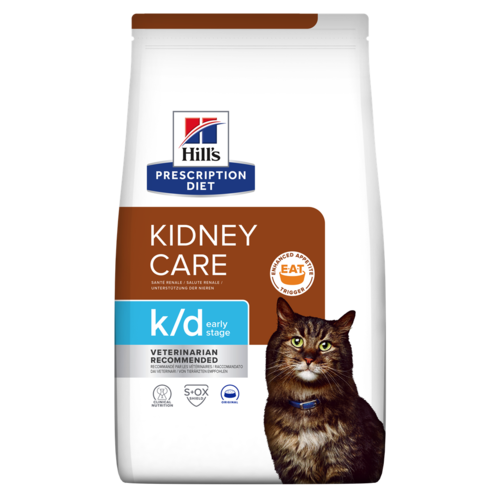 הילס k/d Early Stage | Hill's Prescription Diet קידני קייר לחתול, 3 ק