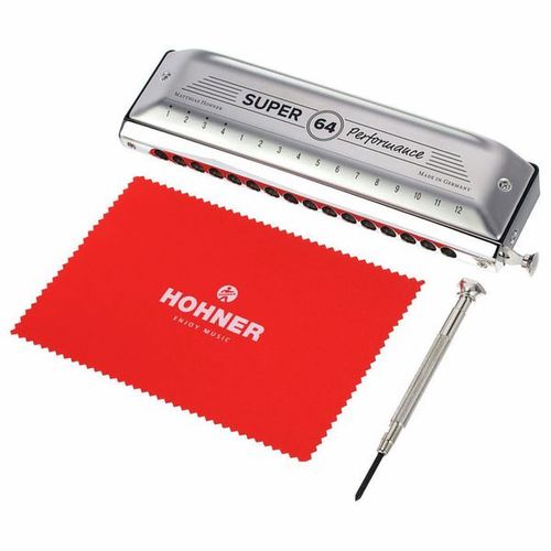 מפוחית כרומטית Hohner Super 64 Performance