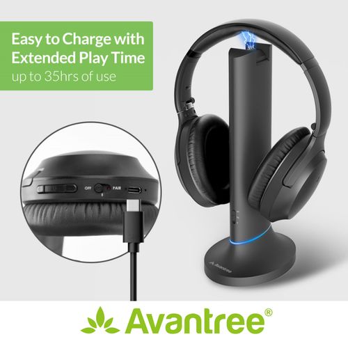Manuel d'utilisation du casque Avantree BTHT-6190P Wireless Plus Opera pour regarder la télévision