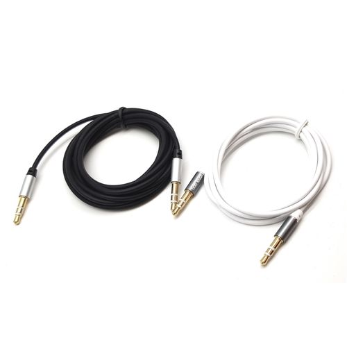כבל / מחבר Audio Cable w/ Slim Plug Black color 0.5m E-PLSB-05