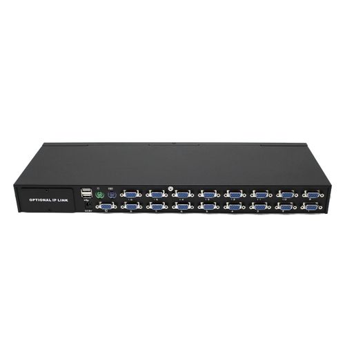 מתג 16 Ports VGA KVM Switch w/ Cables KVM-VGA-16