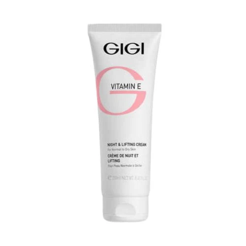 קרם לילה ממצק סדרת ויטמין אי GIGI VITAMIN E ג'יג'י - 250 מ