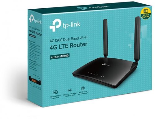 ראוטר TP-Link Archer MR400 V4 AC1200 Wireless Dual Band 4G LTE