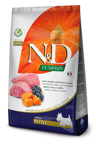 Natural&Delicious כלב בוגר גזע קטן ללא דגן עוף ודלעת 7 ק