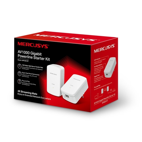 מתאם רשת על חשמל Mercusys AV1000 MP500