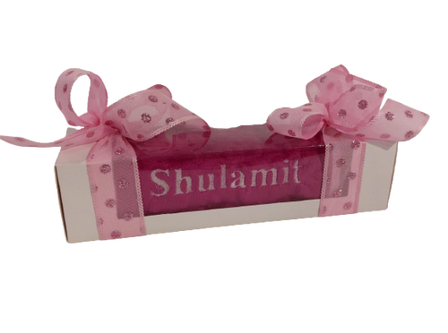 סינר קטיפה אלגנטי לתינוק עם גומי ניתן להוסיף ריקמה