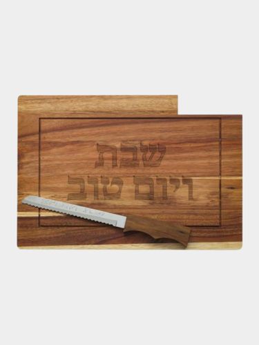 מגש חלות מעץ