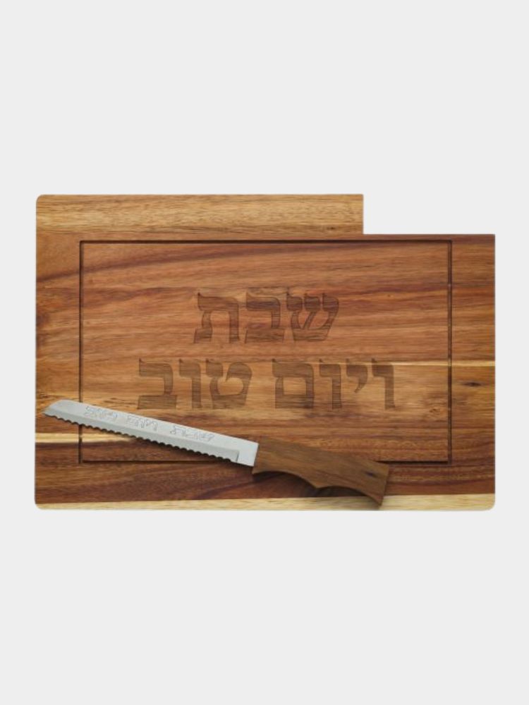 מגש חלות מעץ