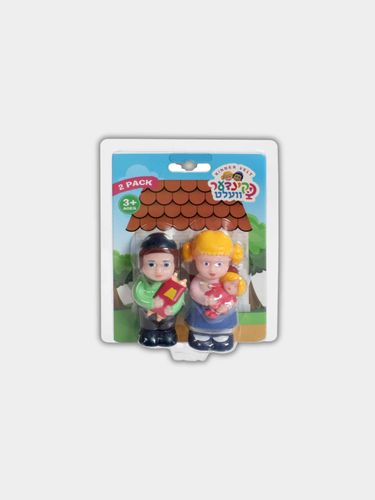 מארז זוג בובות קינדער וועלט ילד וילדה