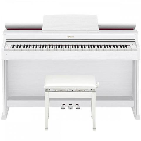 פסנתר חשמלי קסיו רהיט בצבע לבן CASIO AP-470