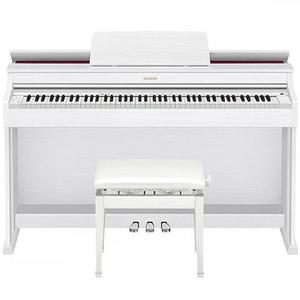 פסנתר חשמלי קסיו רהיט בצבע לבן CASIO AP-470