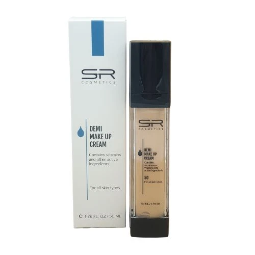 קרם לחות דמי מייק אפ ומסנני קרינה 50 SR COSMETICS - 50ml