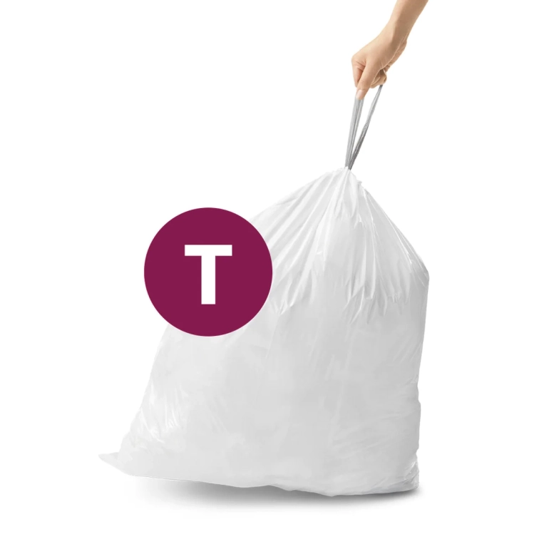 40 שקיות מסוג T לפח 3 ל