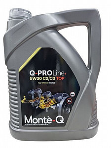 שמן מנוע 5W30 סנטטי מלא Monte-Q 5L