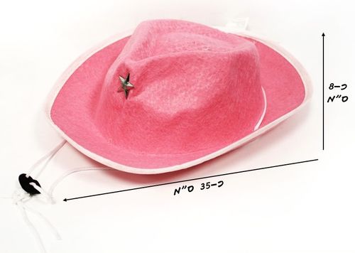 כובע שריף ורוד עם כוכב