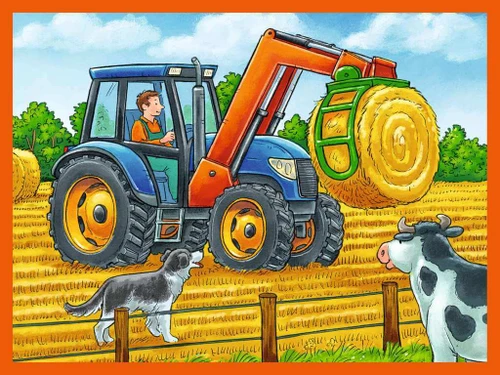 פאזל מזוודה כלי רכב בחווה לגילאי 3+