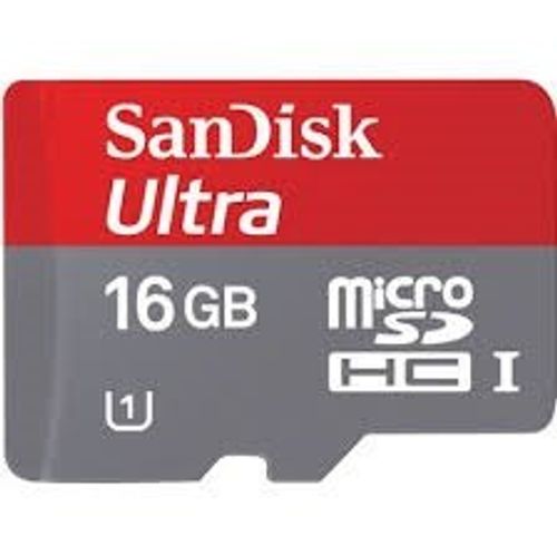 כרטיס זיכרון 16 GB ננו  Sandisk-SD Ultra
