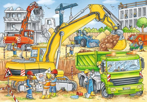 פאזל עבודות בנייה לגילאי 4+  