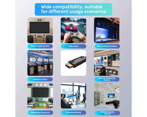 כבל Unitek 4K 60Hz HDMI Fiber Optic Cable אורך 15 מטר