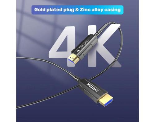 כבל Unitek 4K 60Hz HDMI Fiber Optic Cable אורך 15 מטר