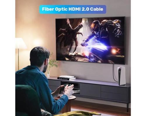 כבל Unitek 4K 60Hz HDMI Fiber Optic Cable אורך 15 מטר