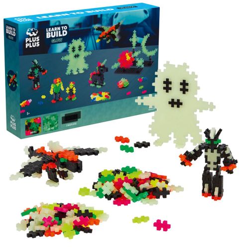 ערכת 'לומדים לבנות' 500 חלקים (340 צבעוניים / 160 זוהרים בחושך) 