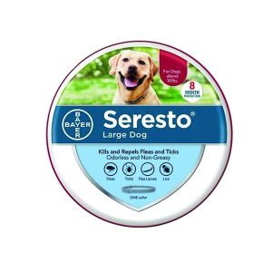 קולר הדברה Seresto לכלב השוקל מעל 8 ק"ג