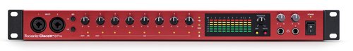 focusrite clarett+ 8pre front
