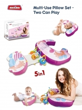 כרית פעילות 5 ב -1 ורוד